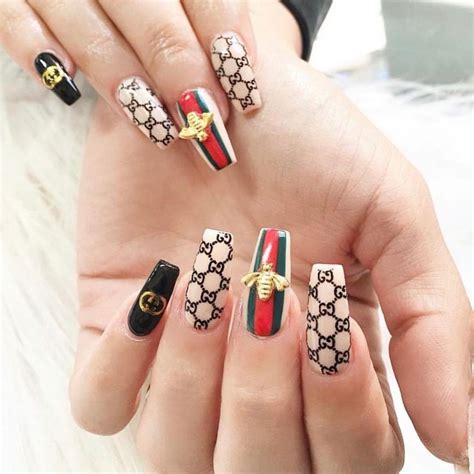 gucci nails design|gucci nail design ideas.